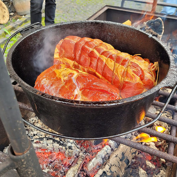 Kassler Schmorbraten im Dutch Oven