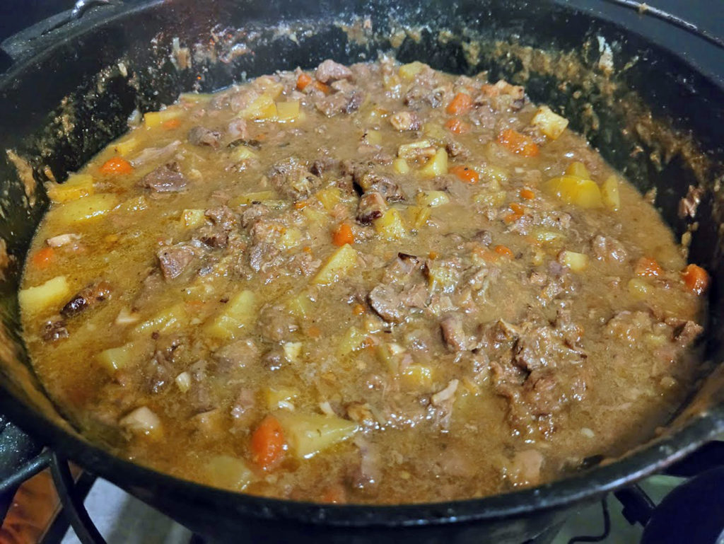 BBQ County Irish Stew fertig
