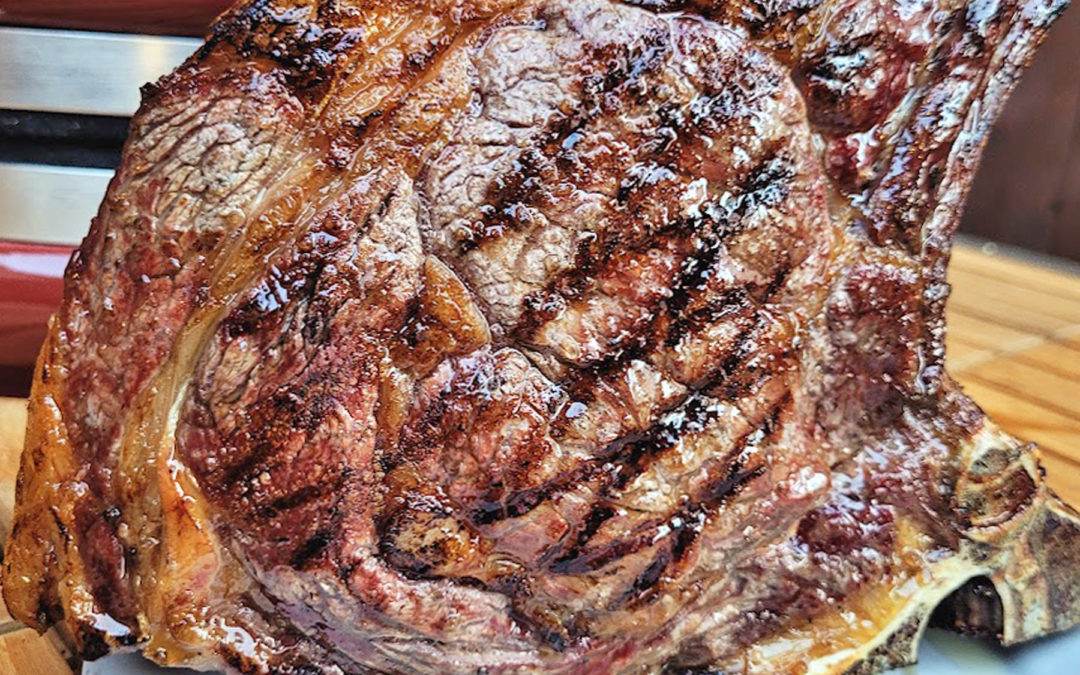 Reverse grilled Beef Steak