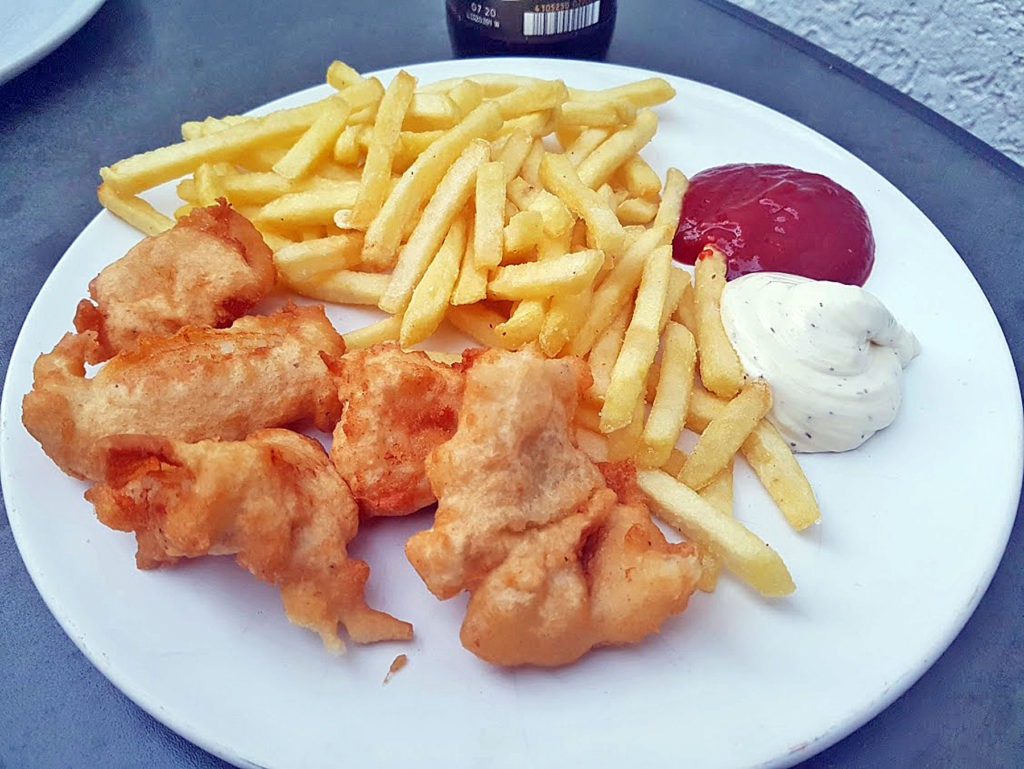 BBQ County Kibbelinge mit Pommes