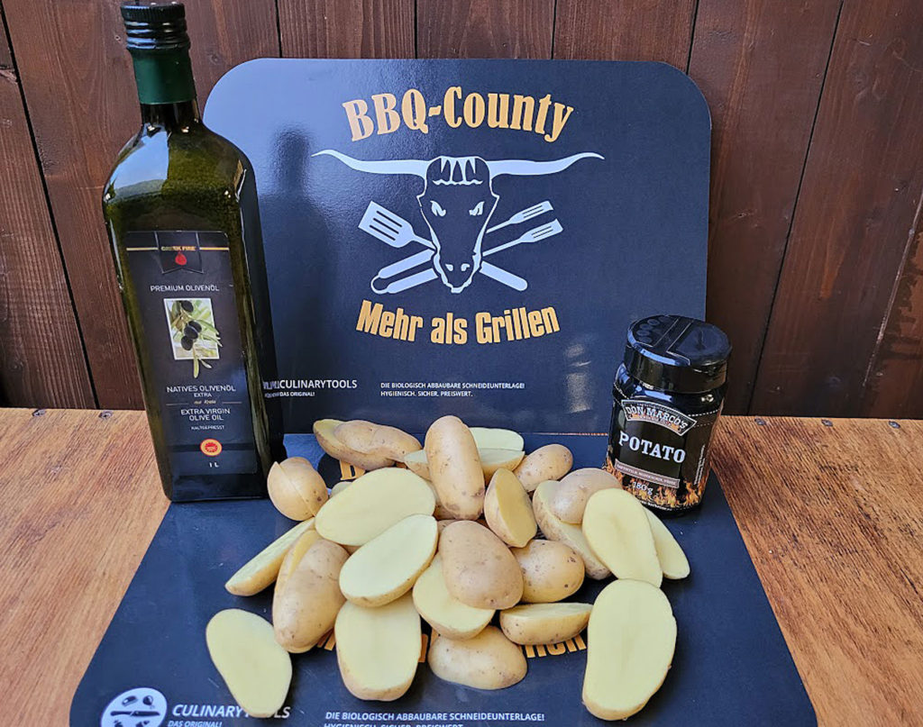 BBQ County Grillkartoffeln halbiert