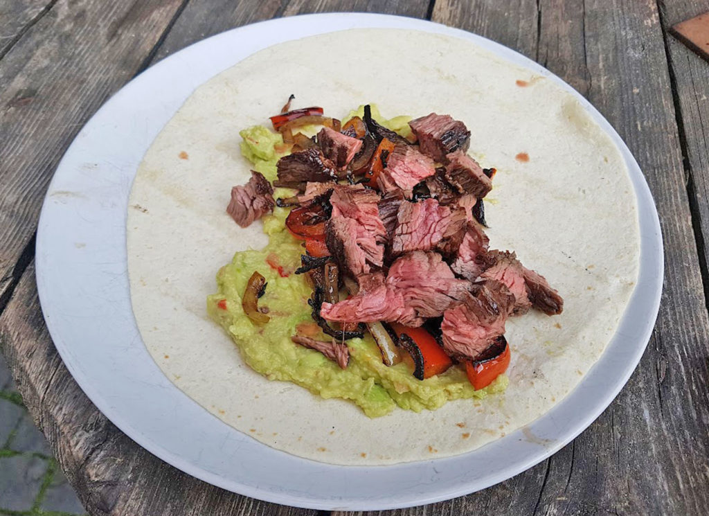 BBQ County Skirt Steak im Wrap