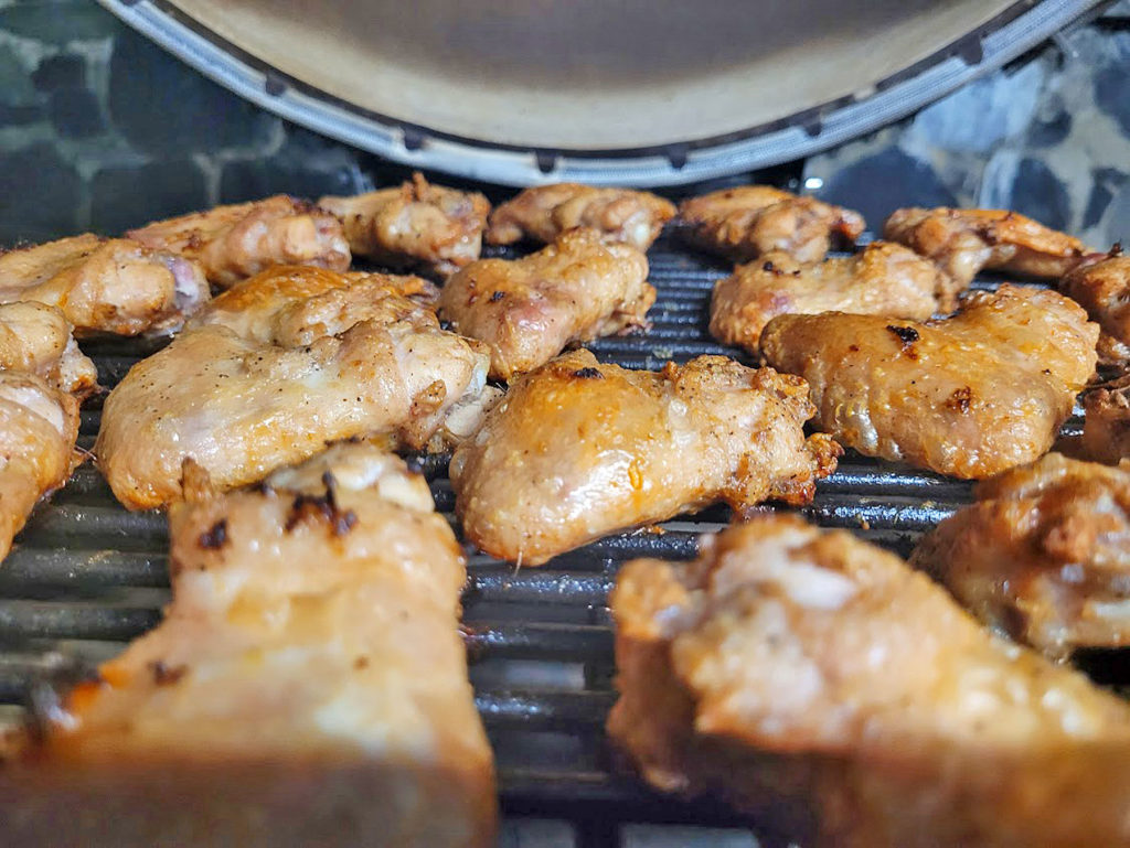 BBQ County Parmesan Wings fertig