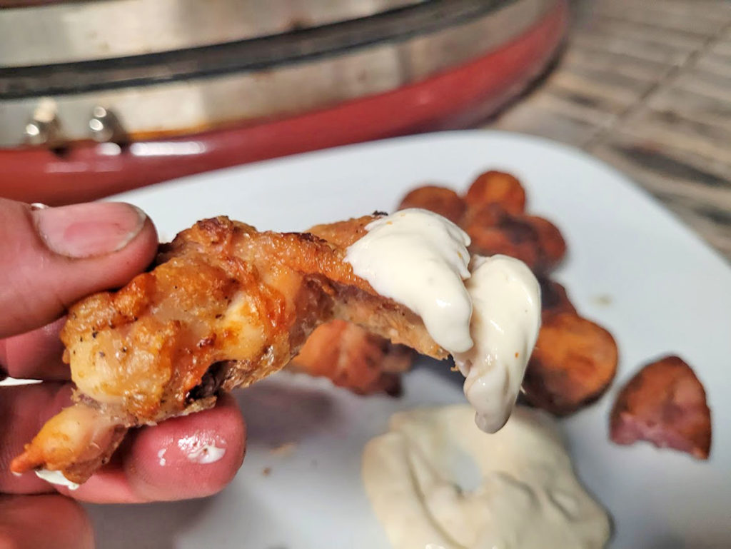 BBQ County Smoked Blue Cheese Dip Wings