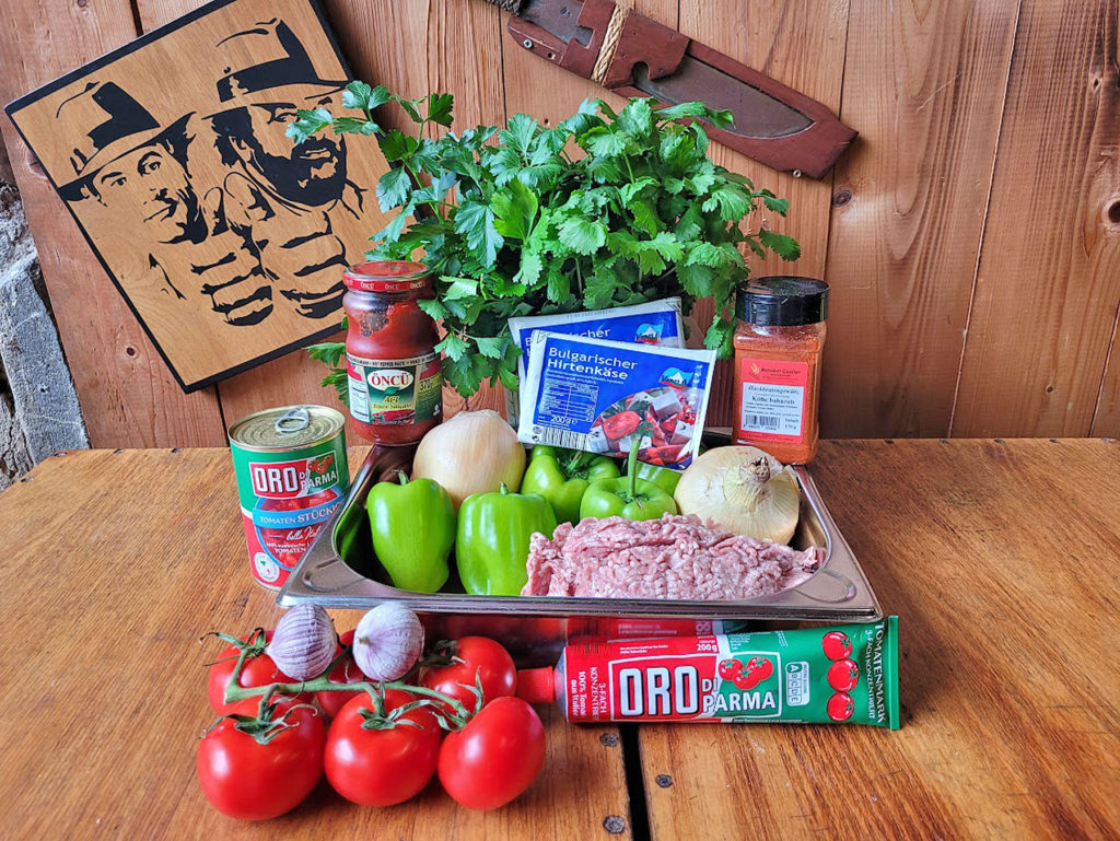 BBQ County Pide Zutaten