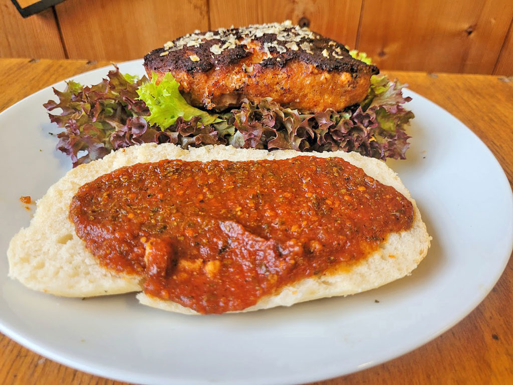 BBQ County Italian BUrger belegen