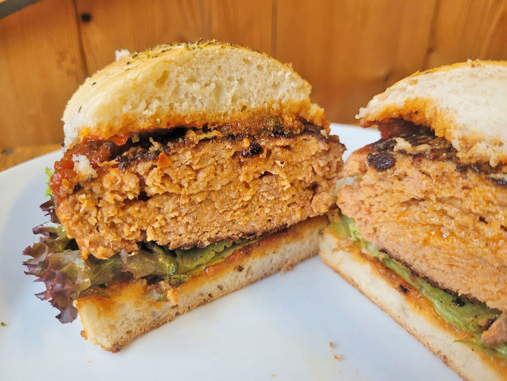 BBQ County Italian Burger Anschnitt
