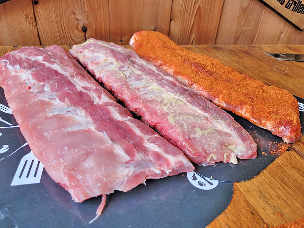 BBQ County Butcher Paper Ribs würzen