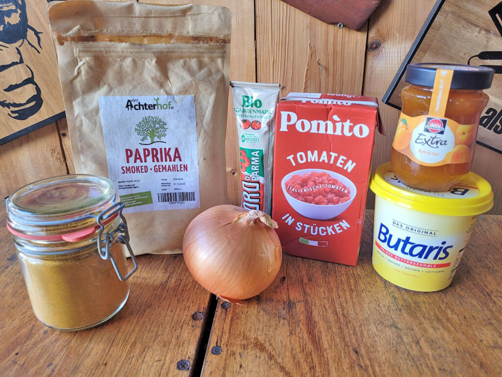 BBQ County Currywurstsauce Zutaten